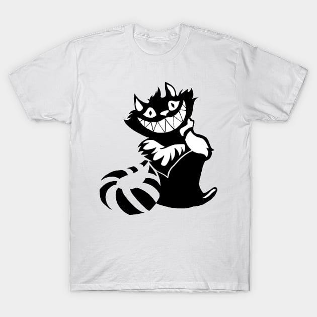 Cheshire Cat T-shirt T-Shirt by Hartles Nina